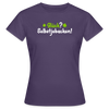 Glück? Selbstjebacken - Frauen Premium T-Shirt - Dunkellila