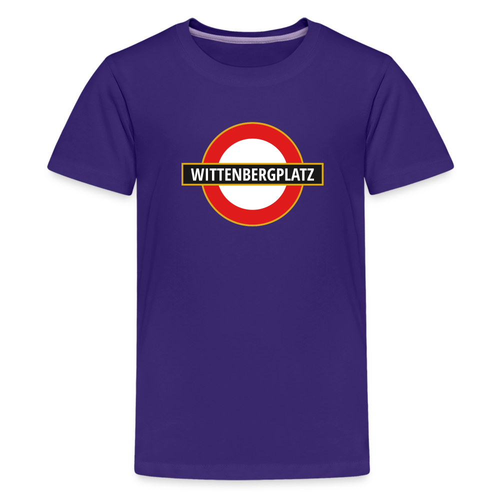 Wittenbergplatz - Teenager Premium T-Shirt - Lila