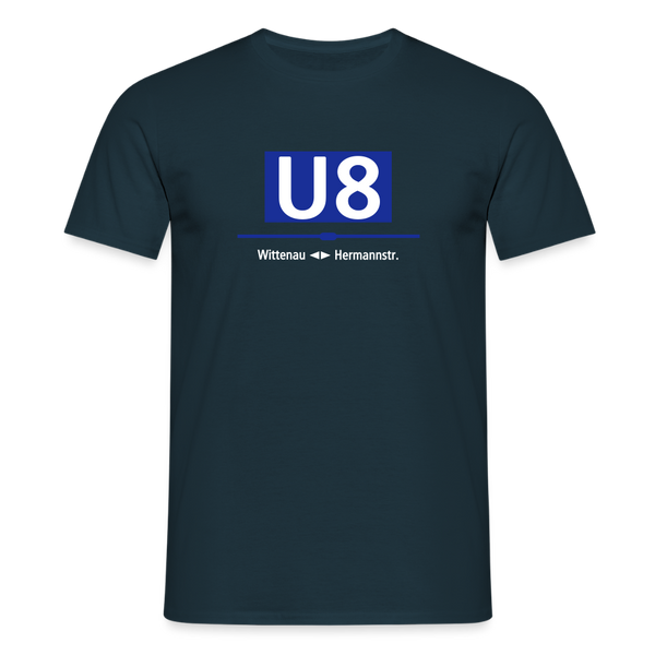 U8 - Männer Premium T-Shirt - Navy