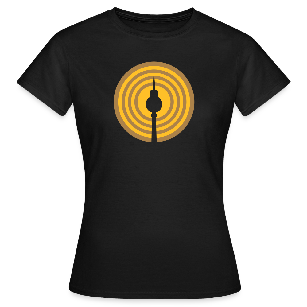 Berlin im Fokus - Frauen Premium T-Shirt - Schwarz