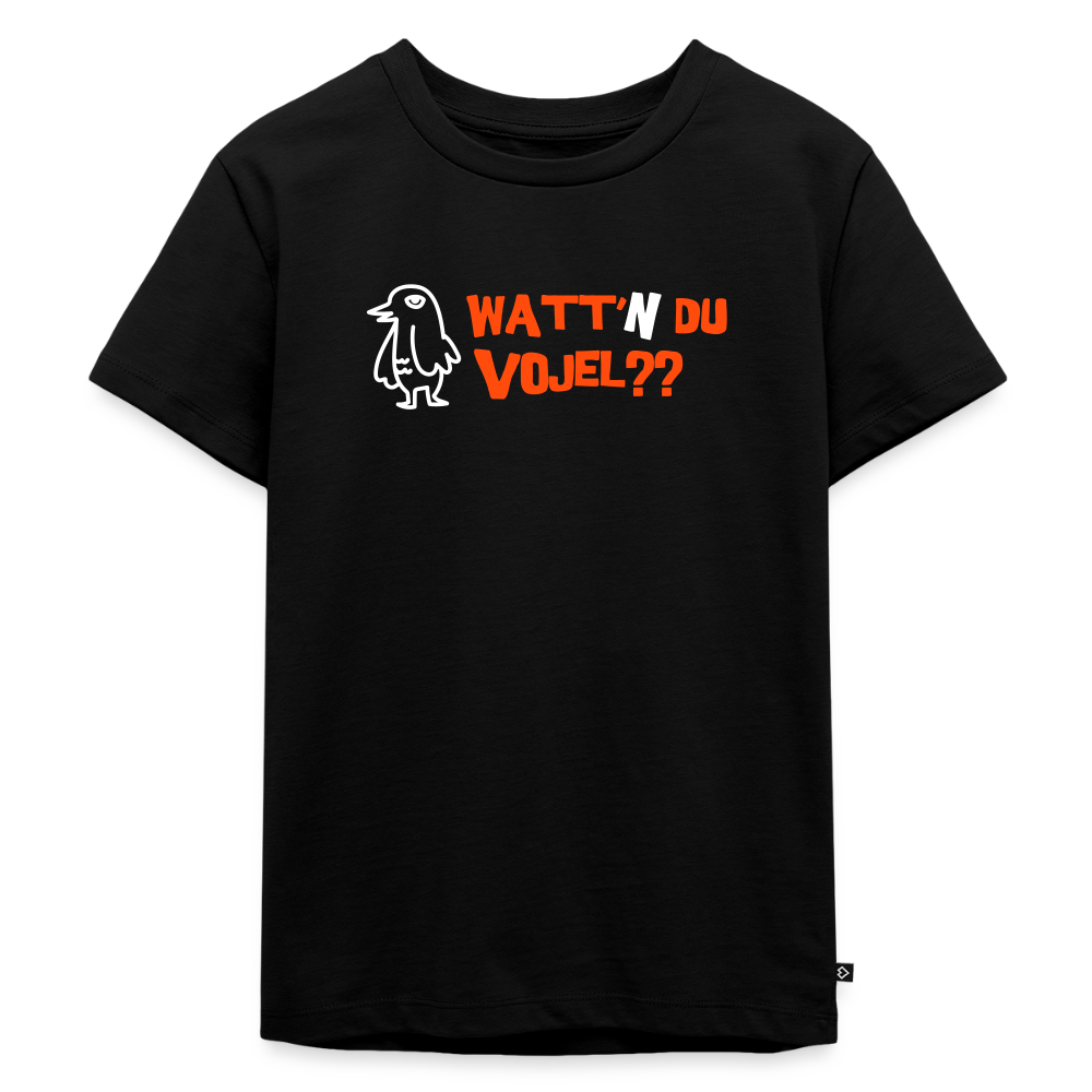 Watt'n du Vojel - Kinder Premium T-Shirt - Schwarz