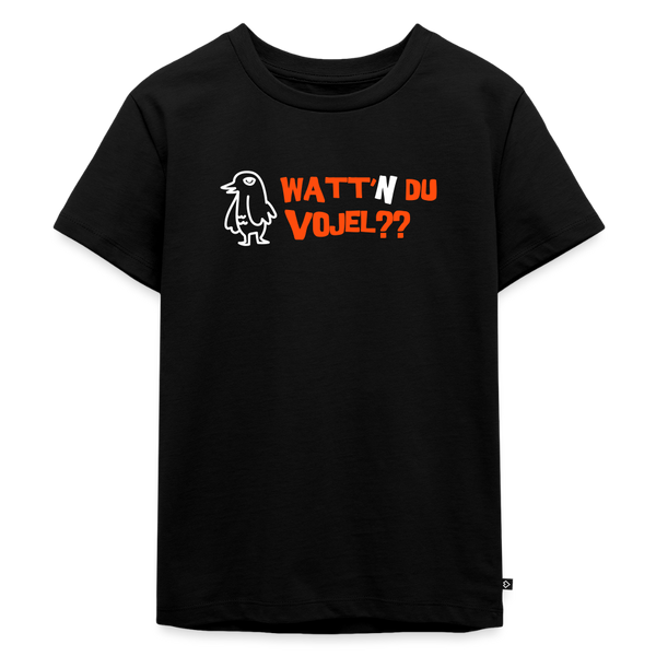 Watt'n du Vojel - Kinder Premium T-Shirt - Schwarz