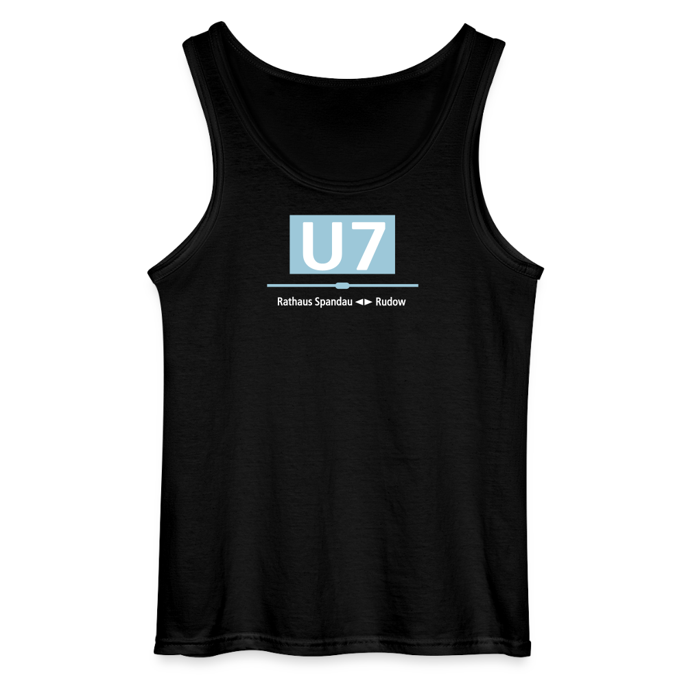 U7 - Männer Tank Top - Schwarz