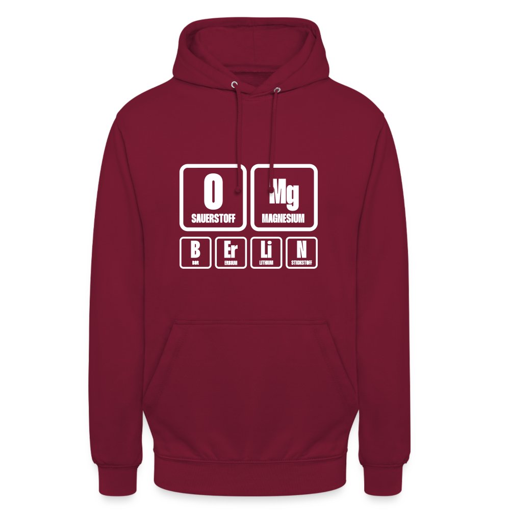 OMG Berlin - Unisex Hoodie - Bordeaux