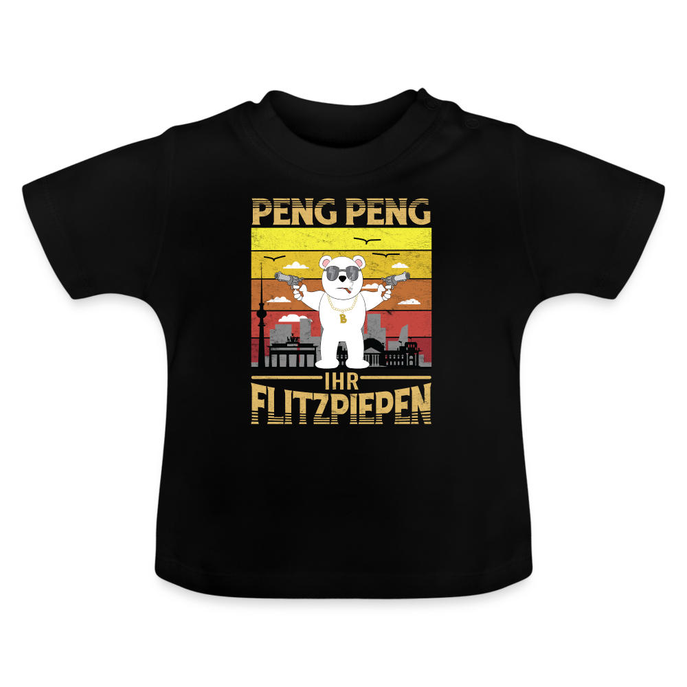 Peng Peng - Baby T-Shirt - Schwarz