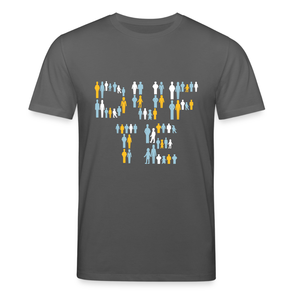 Berliner sind dufte - Unisex Bio T-Shirt - Anthrazit