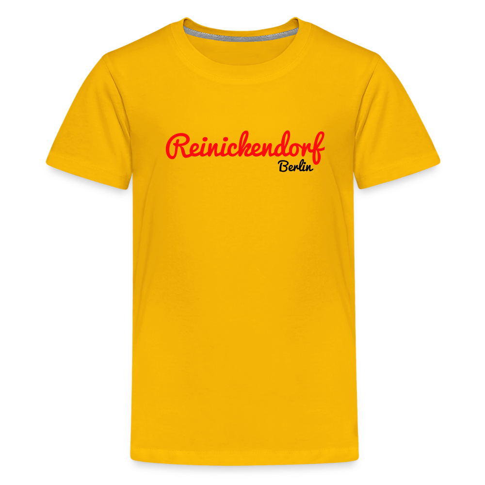 Reinickendorf Berlin - Teenager Premium T-Shirt - Sonnengelb