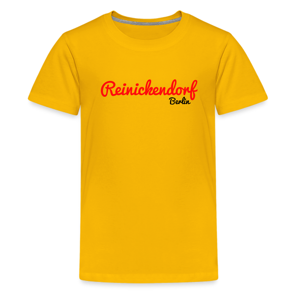 Reinickendorf Berlin - Teenager Premium T-Shirt - Sonnengelb