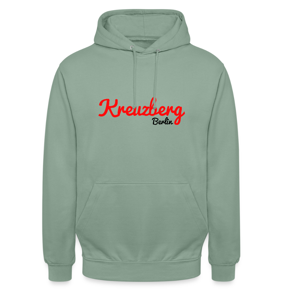 Kreuzberg Berlin - Unisex Hoodie - Graugrün