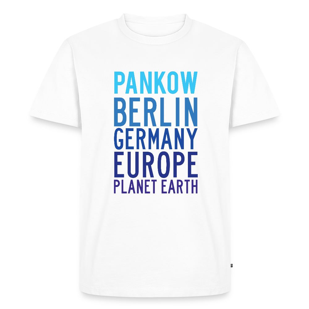 Pankow Planet Earth - Männer Premium T-Shirt - Weiß