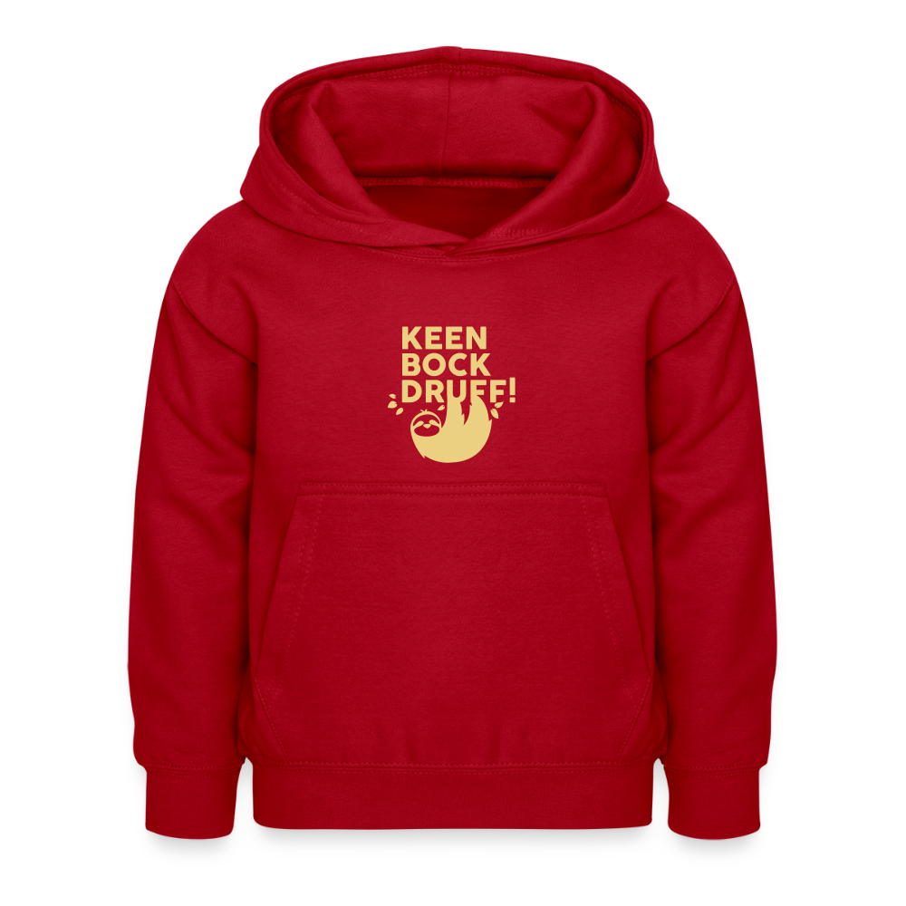 Keen Bock druff! - Kinder Hoodie - Rot