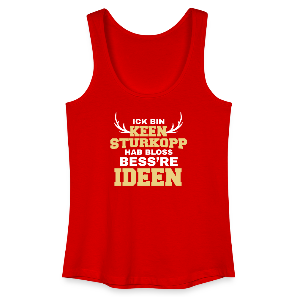Sturkopp - Frauen Bio Tank Top - Rot