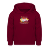 Kreta oder Kreuzberg - Kinder Hoodie - Bordeaux