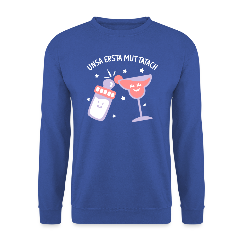 unsa ersta Muttatach - Unisex Pullover - Royalblau