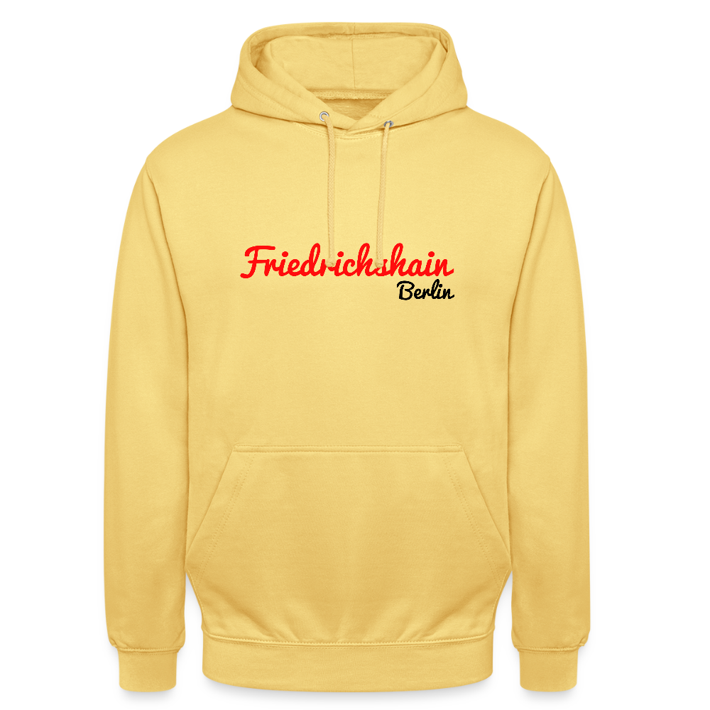 Friedrichshain Berlin - Unisex Hoodie - Zitronengelb