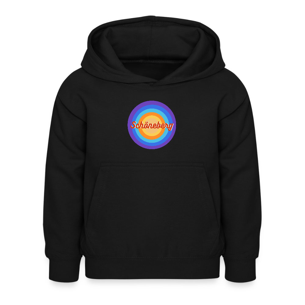 Schöneberg retro - Kinder Hoodie - Schwarz