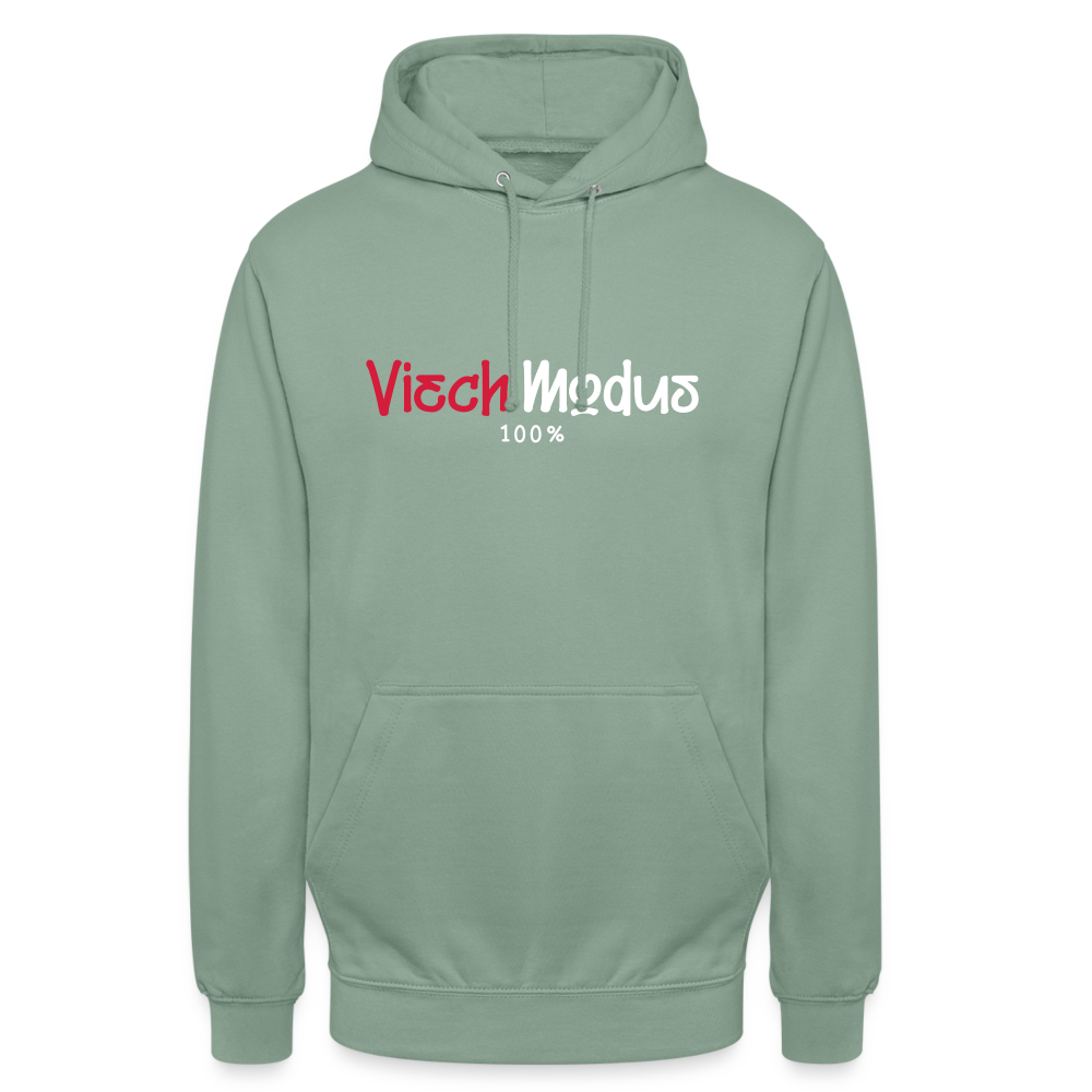 Viech Modus 100% - Unisex Hoodie - Graugrün