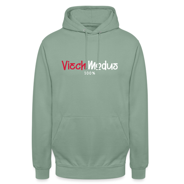 Viech Modus 100% - Unisex Hoodie - Graugrün