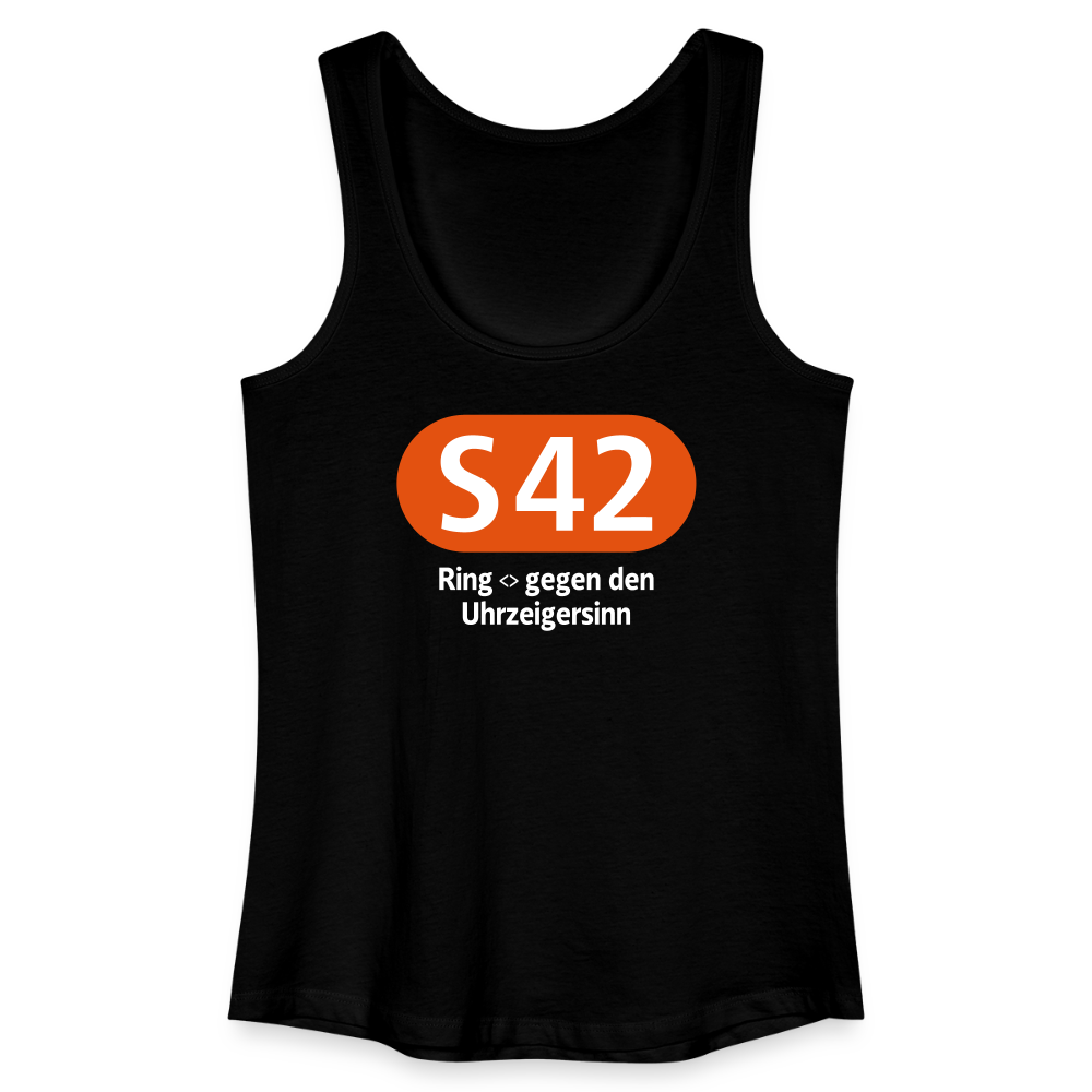 S42 - Frauen Bio Tank Top - Schwarz