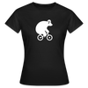 Fahrradbär - Frauen Premium T-Shirt - Schwarz