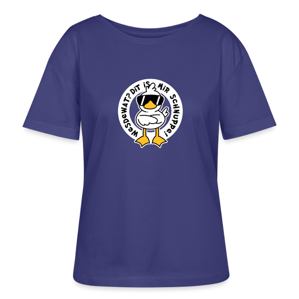 Wesdewat? - Relaxed Rundhals Frauen Bio-T-Shirt - Dämmerung