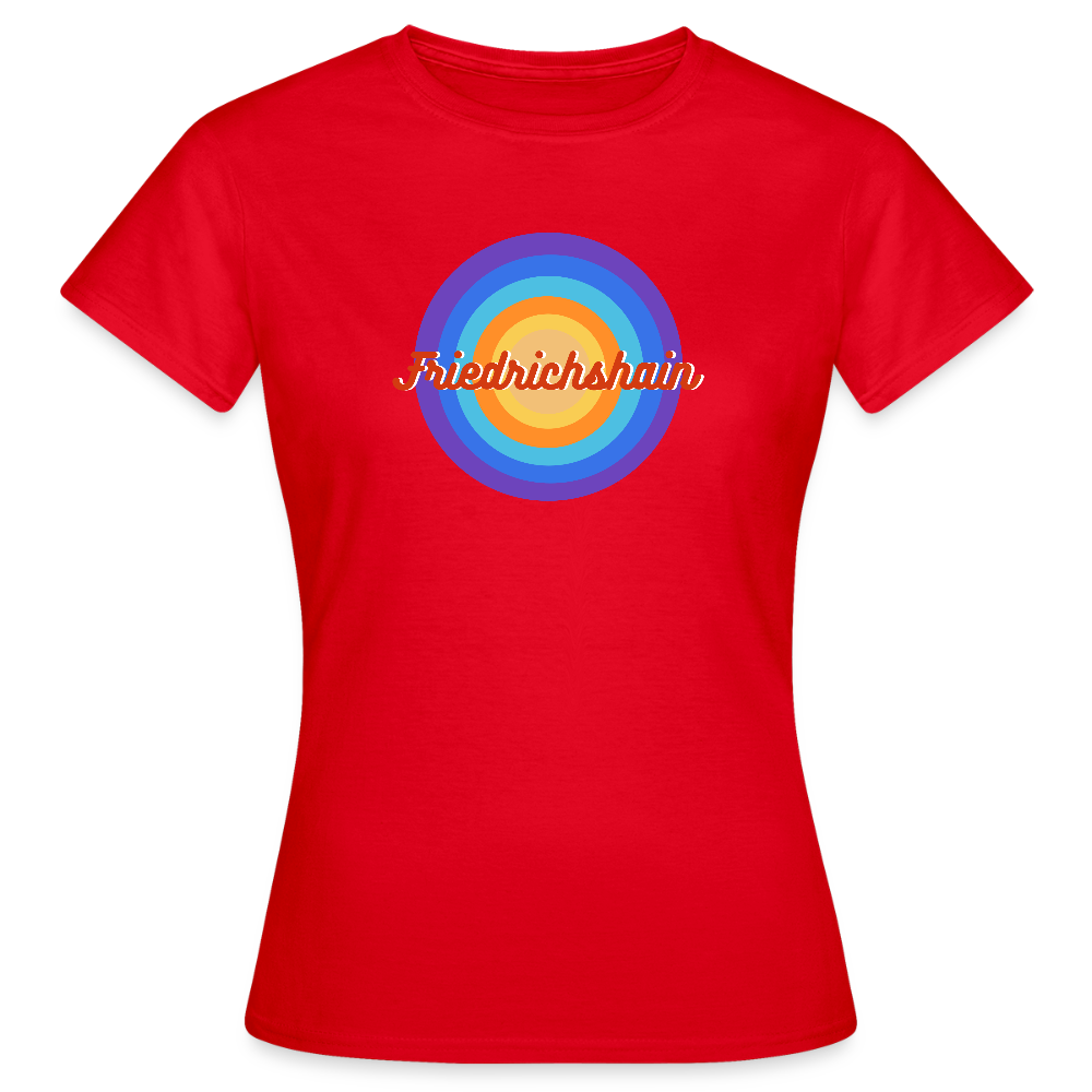 Friedrichshain Retro - Frauen Premium T-Shirt - Rot