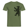 Berliner Bär im Netz - schwarz - Männer Premium T-Shirt - Militärgrün