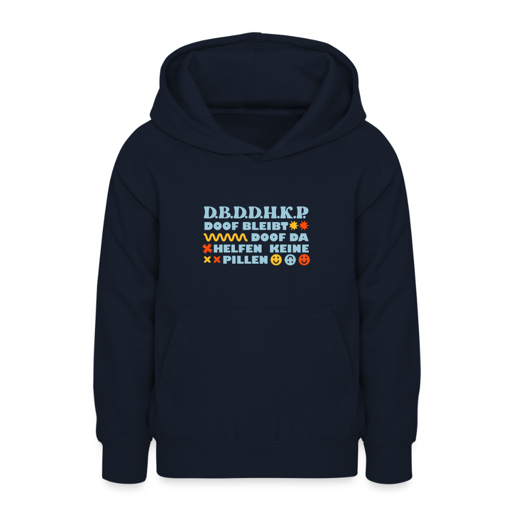 d.b.d.d.h.k.P - Teenager Hoodie - Navy