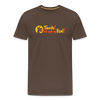 Tach! Ick steh uff Esel! - Männer Premium T-Shirt - Edelbraun