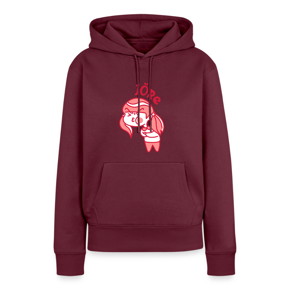 Jöre - Frauen Premium Hoodie - Burgunderrot