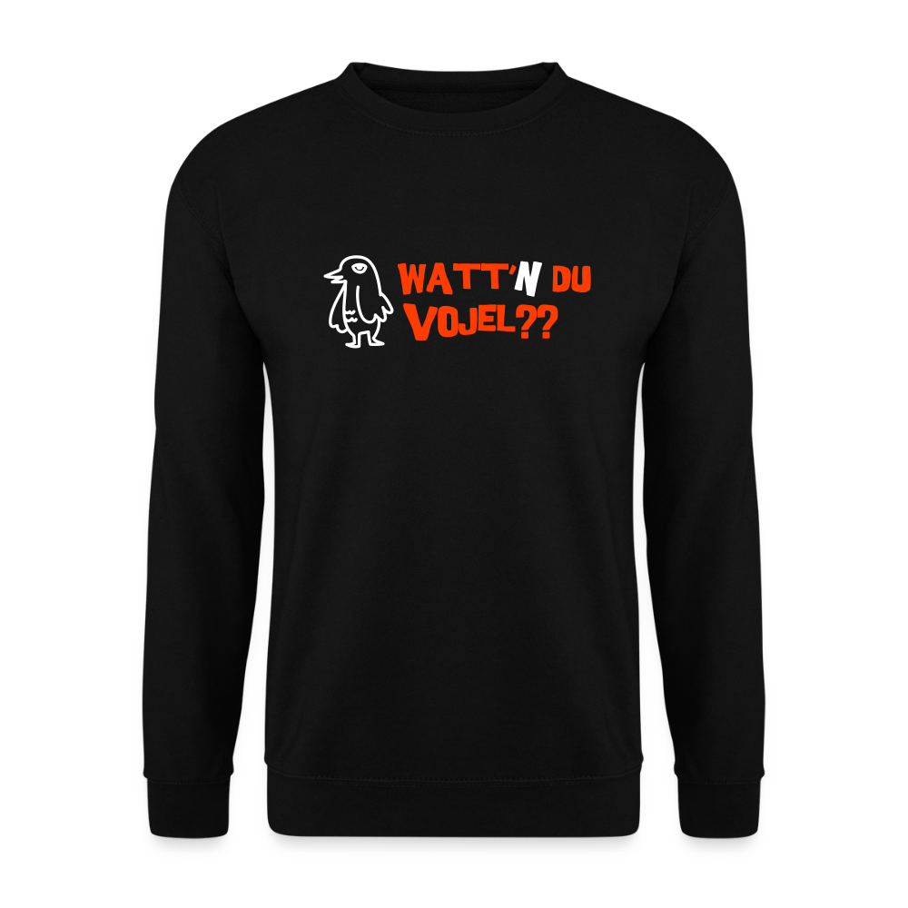 Watt'n du Vojel - Unisex Pullover - Schwarz