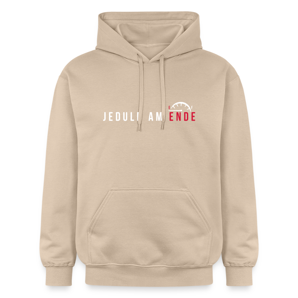 Jeduld am Ende - Hoodie - Sand