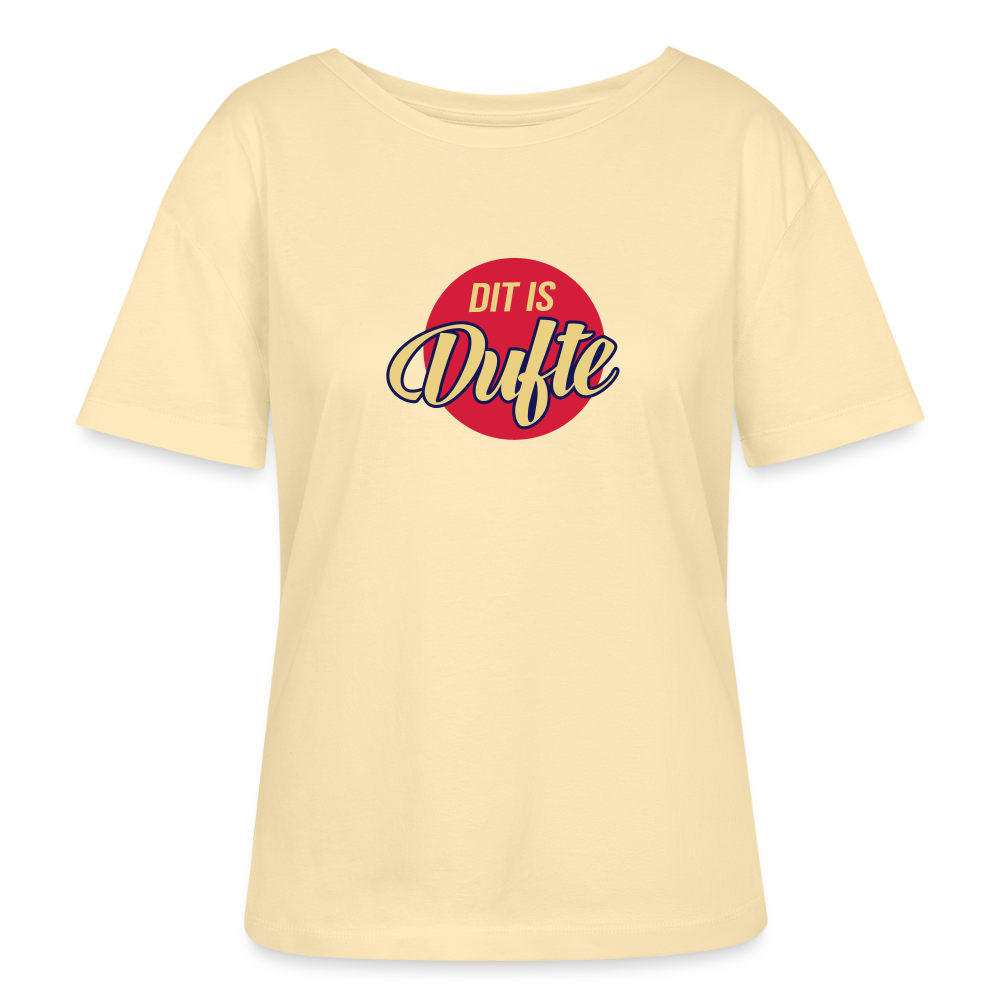 Dit Is Dufte - Relaxed Rundhals Frauen Bio-T-Shirt - Creme