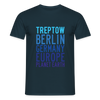 Treptow Planet Earth - Männer Premium T-Shirt - Navy