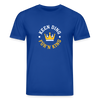 Keen Ding für'n King - Unisex Bio T-Shirt - Dunkelblau
