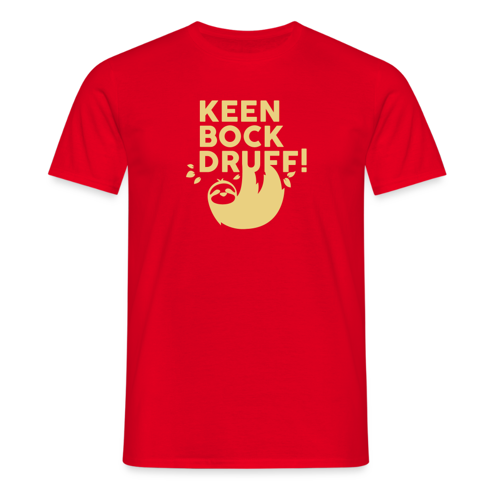 Keen Bock druff! - Männer Premium T-Shirt - Rot