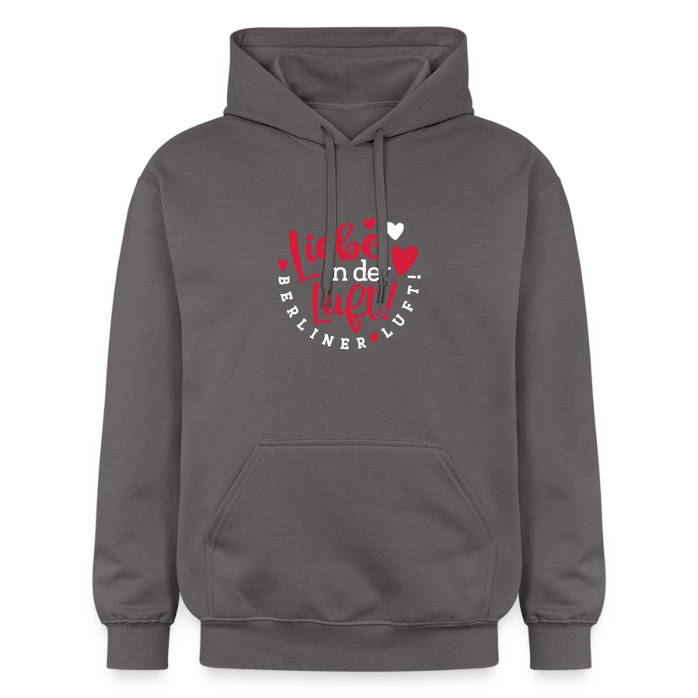 Liebe in der Luft! Berliner Luft! - Hoodie - Dunkelgrau