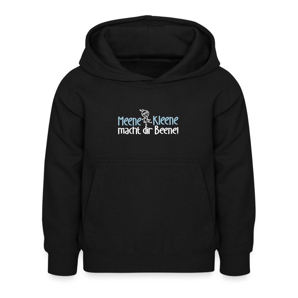 Meene Kleene macht dir Beene! - Kinder Hoodie - Schwarz