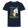 Malediven oder Marzahn - Teenager Premium T-Shirt - Navy
