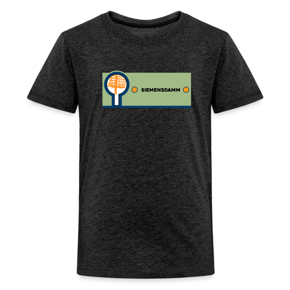 Siemensdamm - Teenager Premium T-Shirt - Anthrazit
