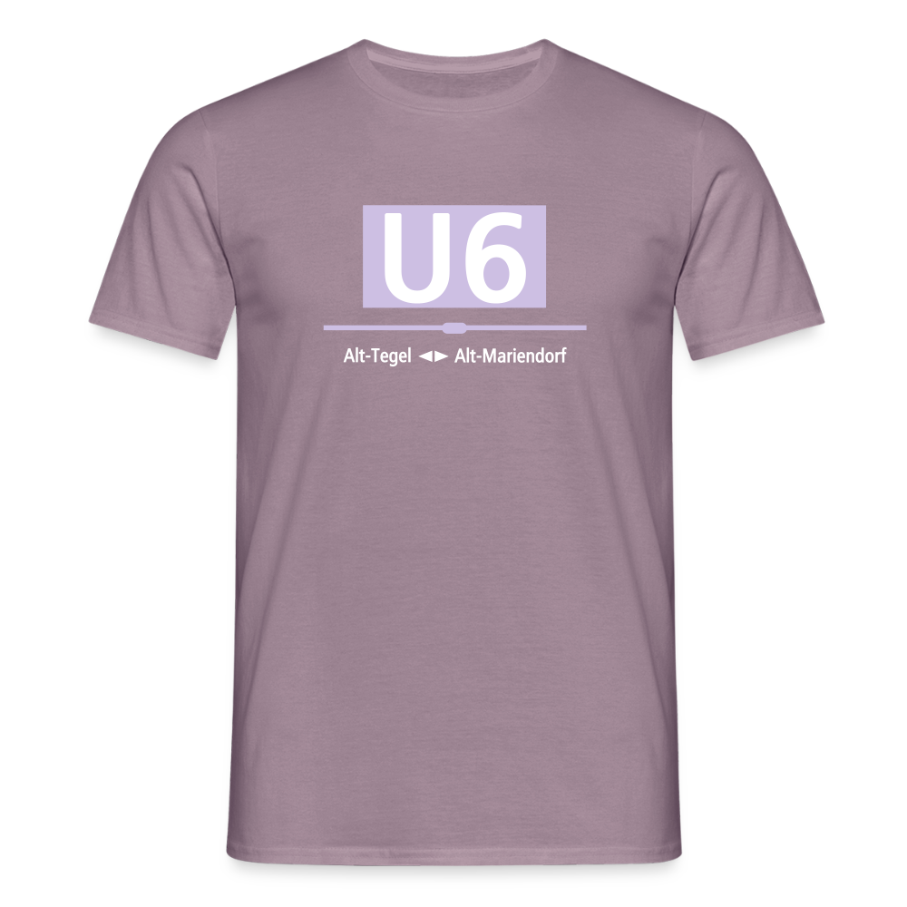 U6 - Männer Premium T-Shirt - Lilagrau 