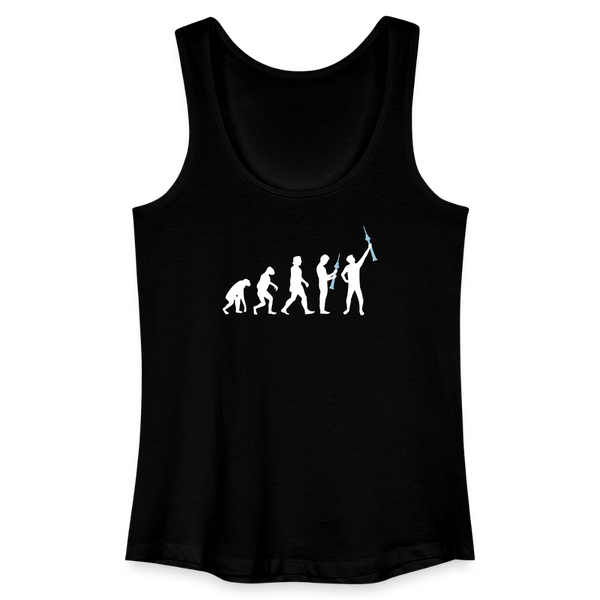 Evolution - Frauen Bio Tank Top - Schwarz