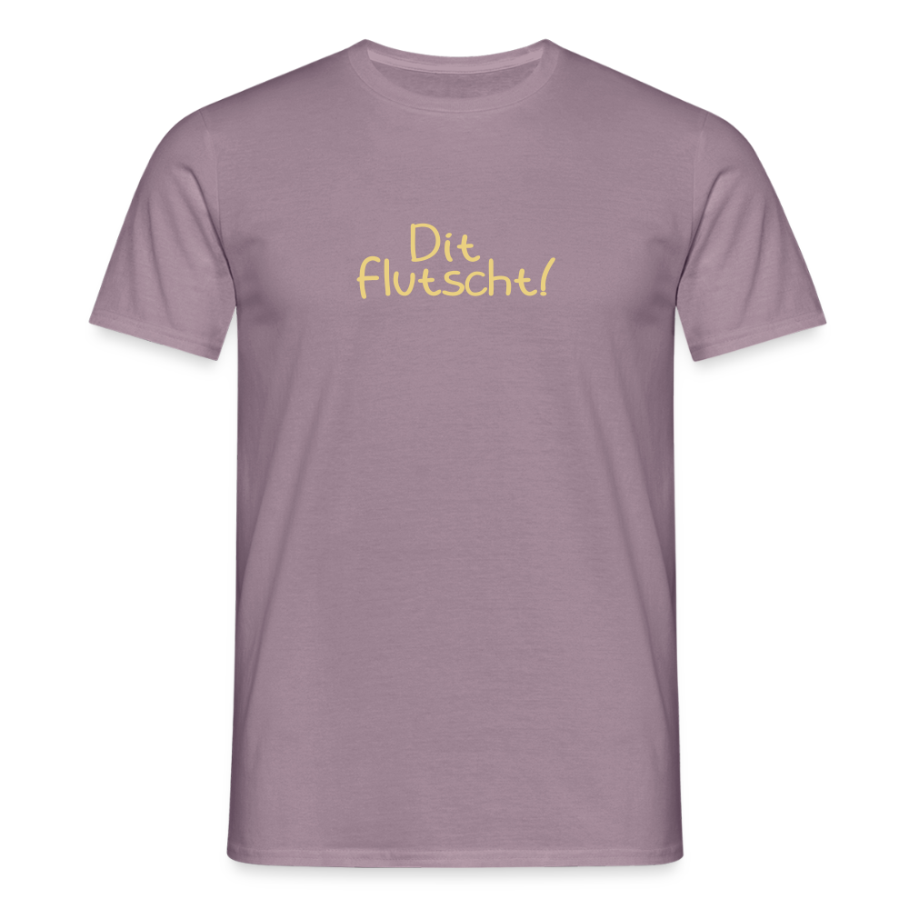 Dit flutscht! - Männer Premium T-Shirt - Lilagrau 