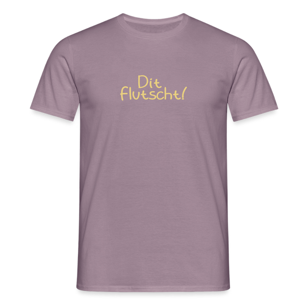Dit flutscht! - Männer Premium T-Shirt - Lilagrau 
