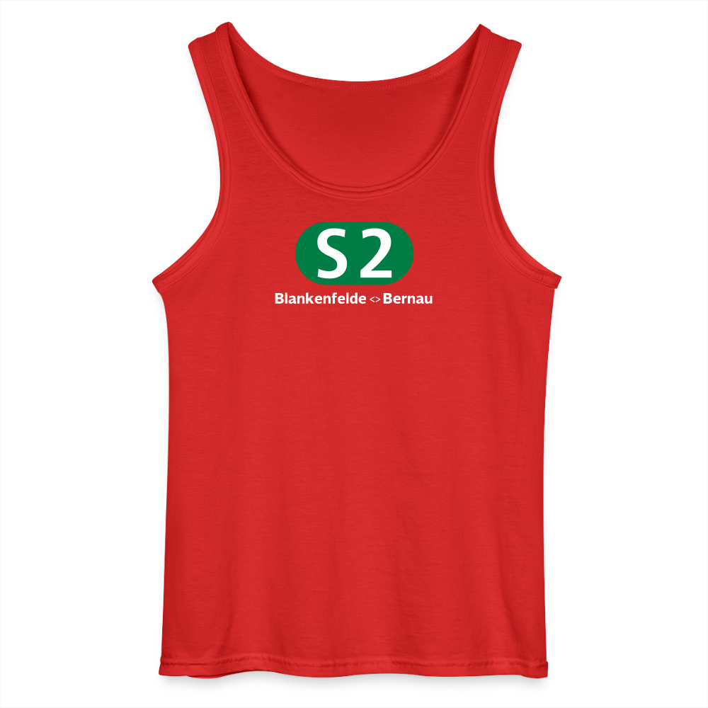 S2 - Männer Tank Top - Rot