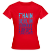 F'hain - Planet Earth - Frauen Premium T-Shirt - Rot