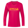 Juckt? - Frauen Sport Langarmshirt - dunkles Pink