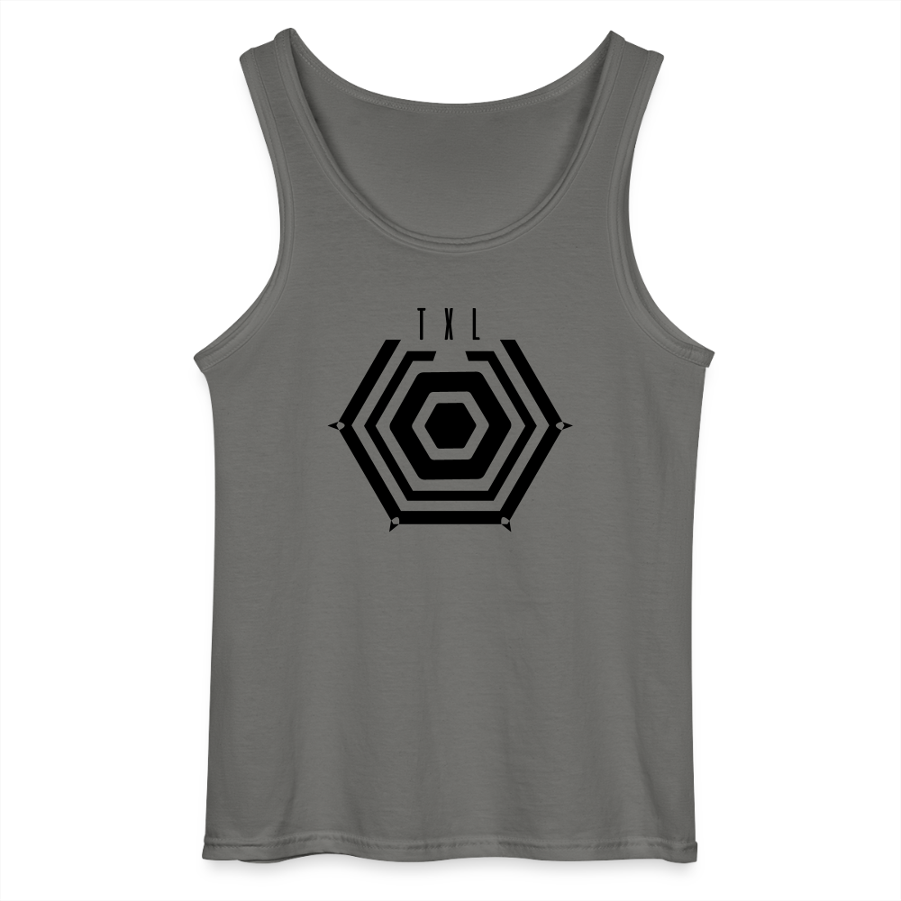 Tegel TXL Umrisse - Männer Tank Top - Anthrazit