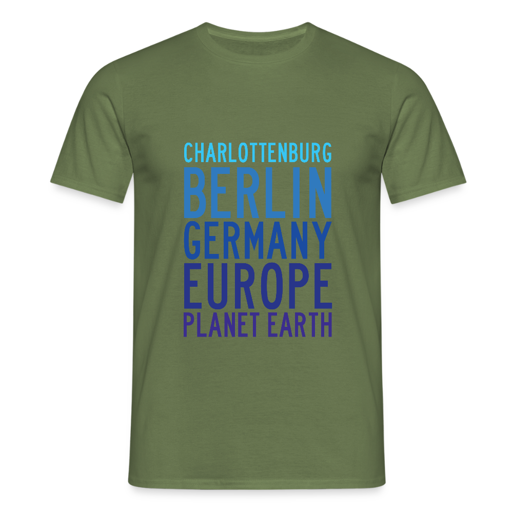 Charlottenburg - Earth - Männer Premium T-Shirt - Militärgrün