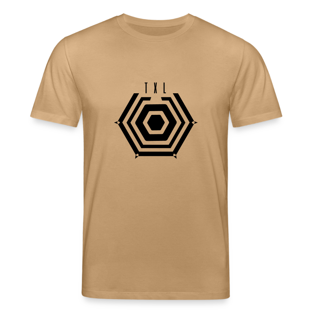 Tegel TXL Umrisse - Unisex Bio T-Shirt - Karamell